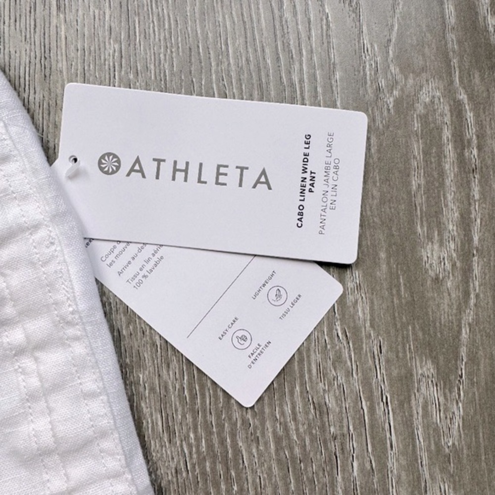 Athleta Cabo Linen Wide Leg Pant - Picture 6 of 6